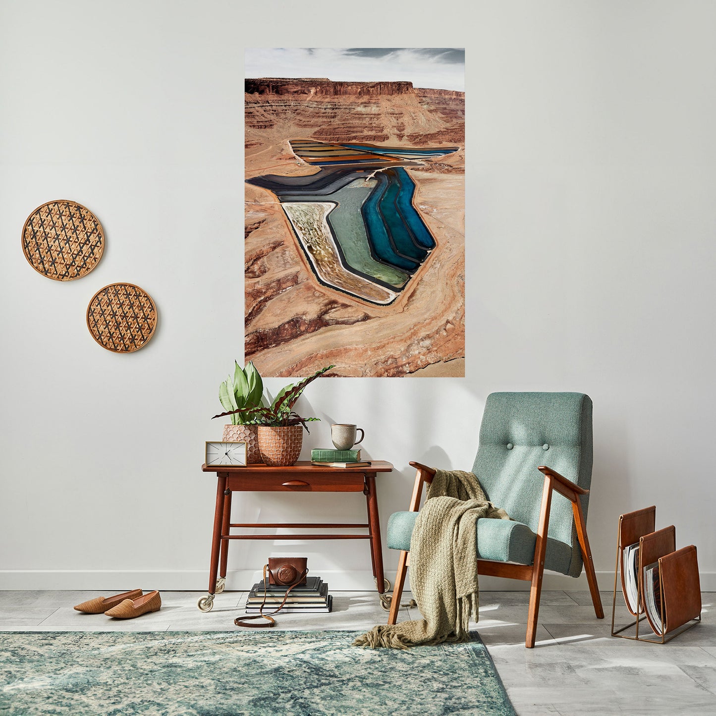 HARMONY IN LAYERS Peel and Stick Vertical Poster
