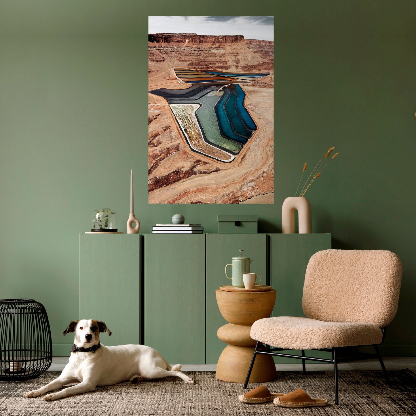HARMONY IN LAYERS Peel and Stick Vertical Poster