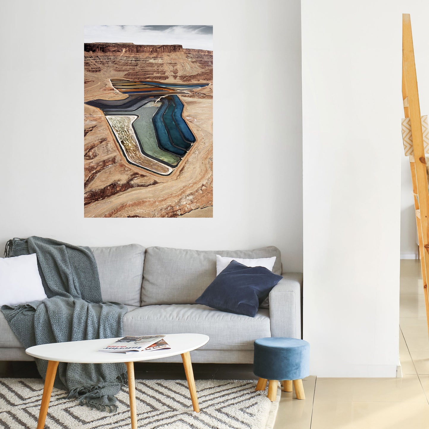 HARMONY IN LAYERS Peel and Stick Vertical Poster