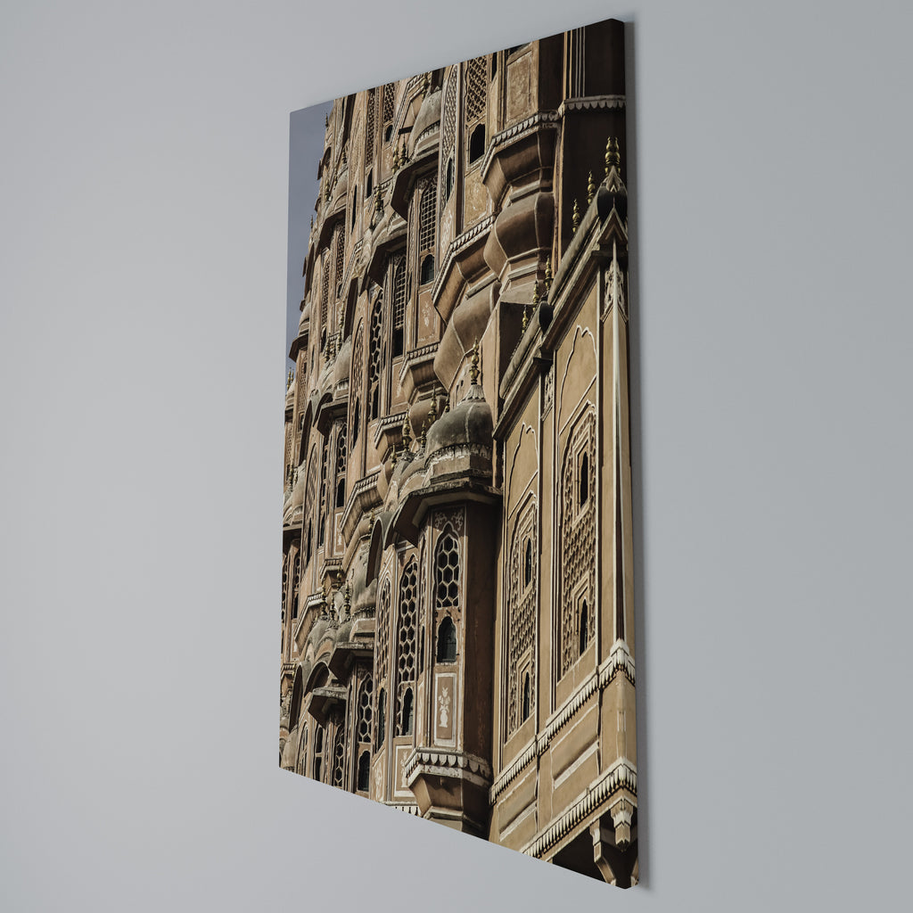 MAJESTIC FACADE FANTASY Vertical Canvas Print