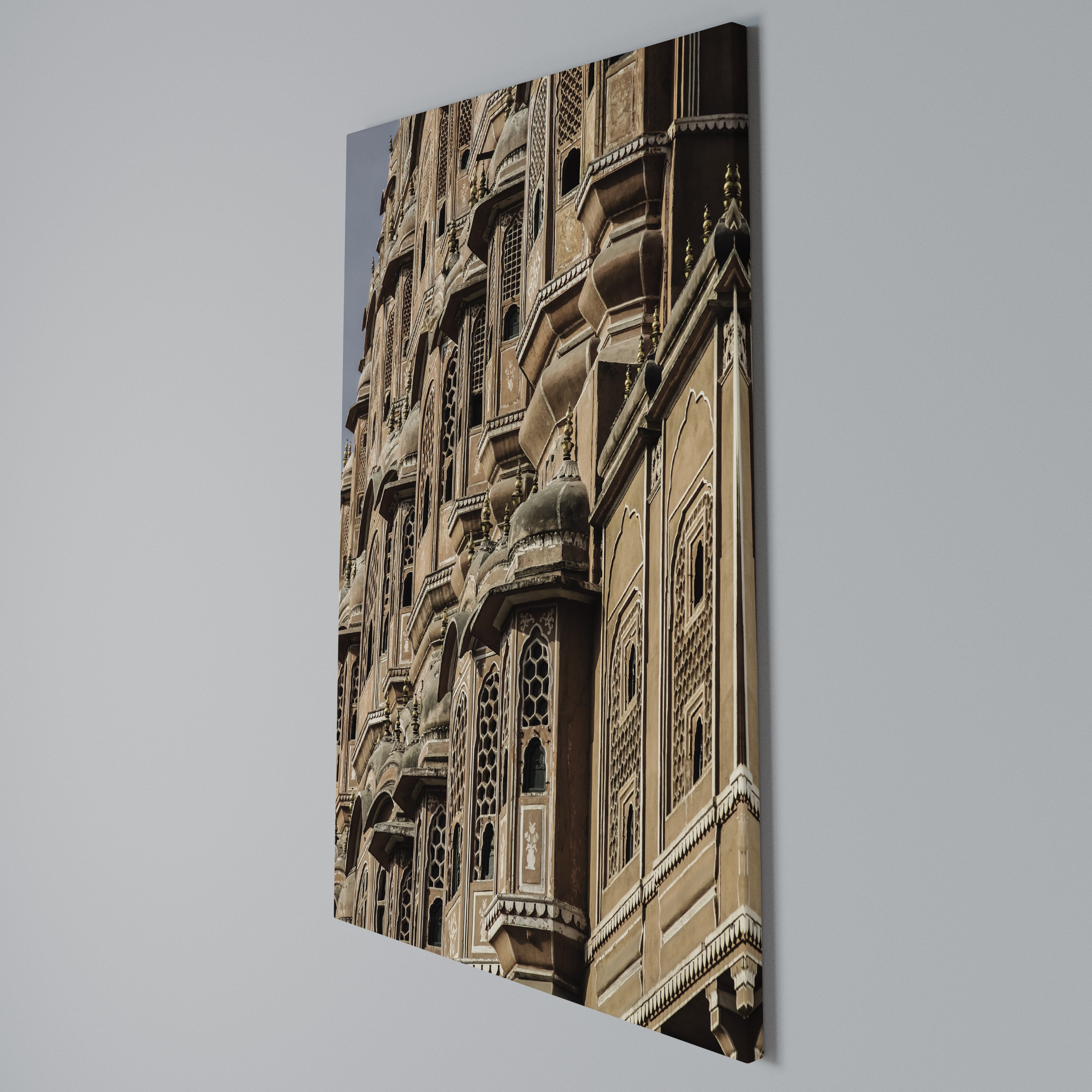 MAJESTIC FACADE FANTASY Vertical Canvas Print