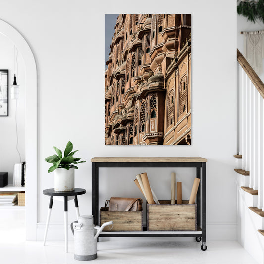 MAJESTIC FACADE FANTASY Vertical Canvas Print