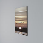 SUNSET FLIGHT SYMPHONY Vertical Canvas Print