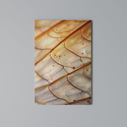 ELEGANT VEINING Vertical Canvas Print