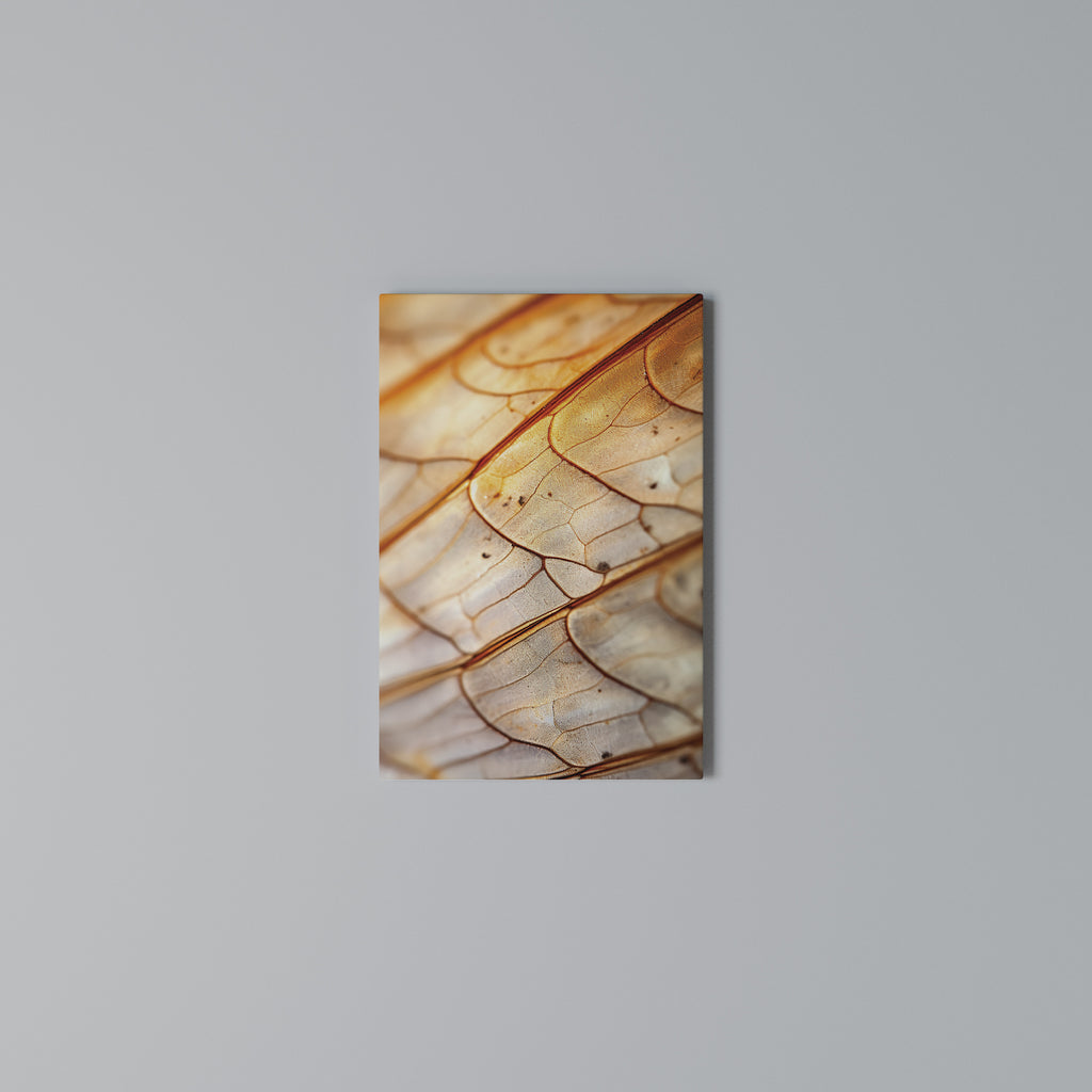 ELEGANT VEINING Vertical Canvas Print