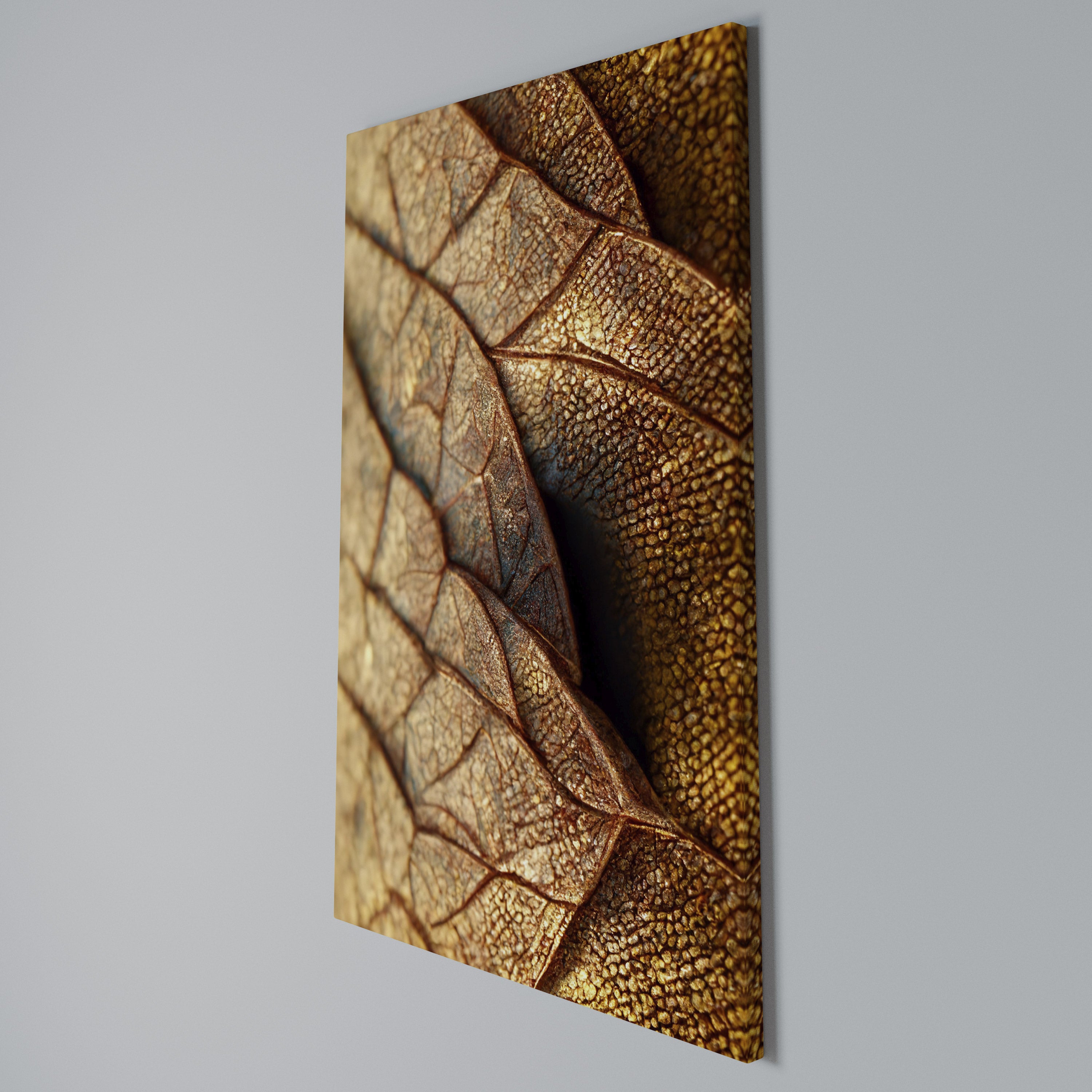 RUSTIC TEXTURE STUDY Vertical Canvas Print