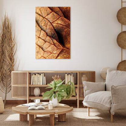 RUSTIC TEXTURE STUDY Vertical Canvas Print