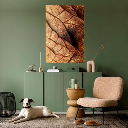RUSTIC TEXTURE STUDY Peel and Stick Vertical Poster