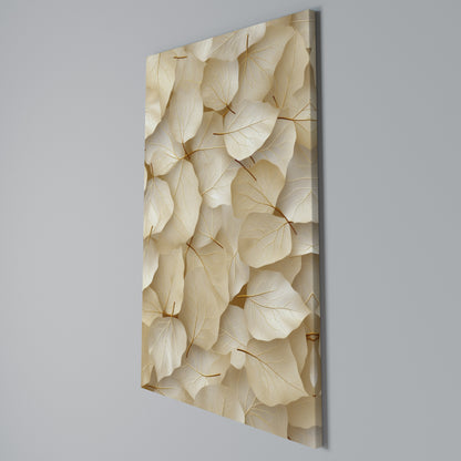 VELLUM LEAF SYMPHONY Vertical Canvas Print