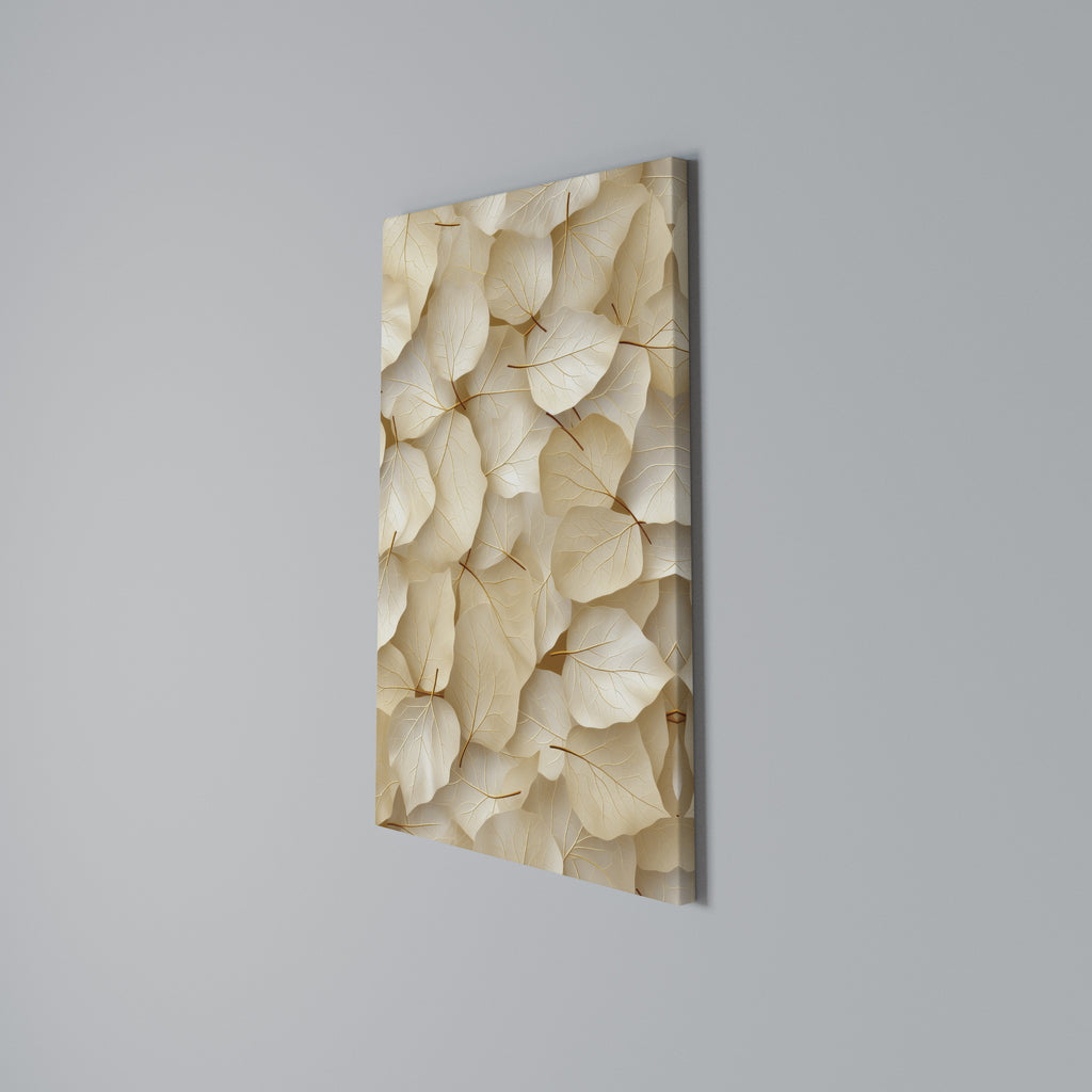 VELLUM LEAF SYMPHONY Vertical Canvas Print