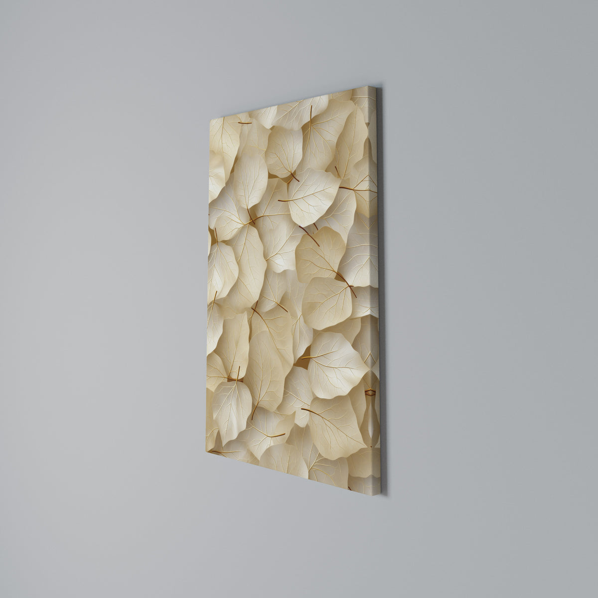 VELLUM LEAF SYMPHONY Vertical Canvas Print