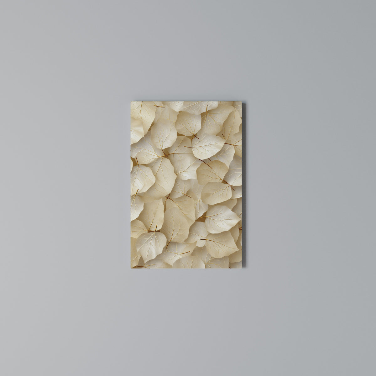 VELLUM LEAF SYMPHONY Vertical Canvas Print