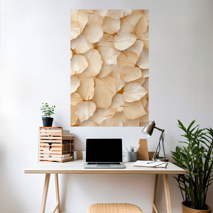 VELLUM LEAF SYMPHONY Vertikal affisch med självhäftande motiv