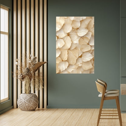 VELLUM LEAF SYMPHONY Vertikal affisch med självhäftande motiv