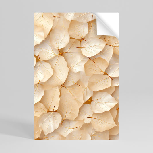 VELLUM LEAF SYMPHONY Vertikal affisch med självhäftande motiv