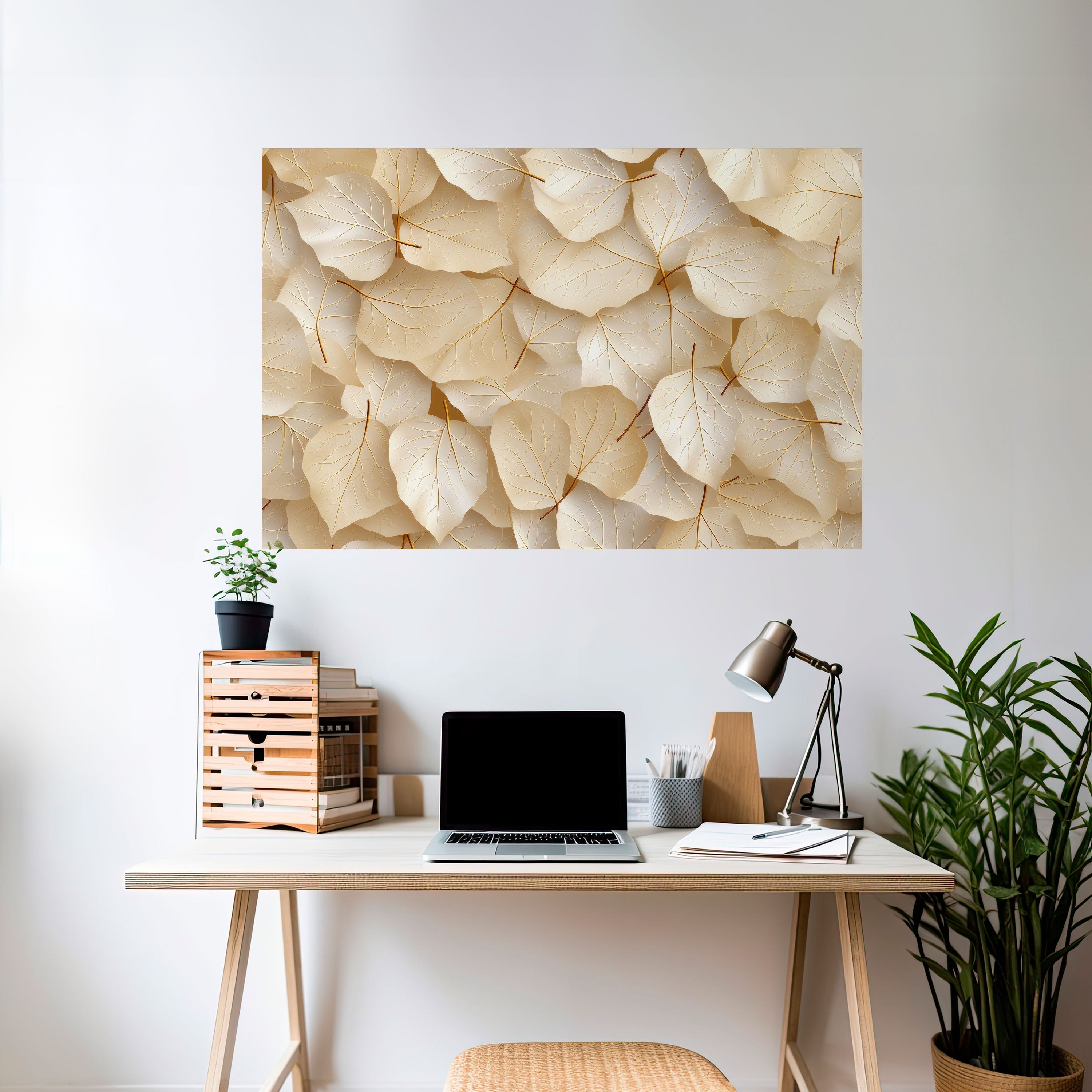 VELLUM LEAF SYMPHONY skalbar och självhäftande horisontell affisch