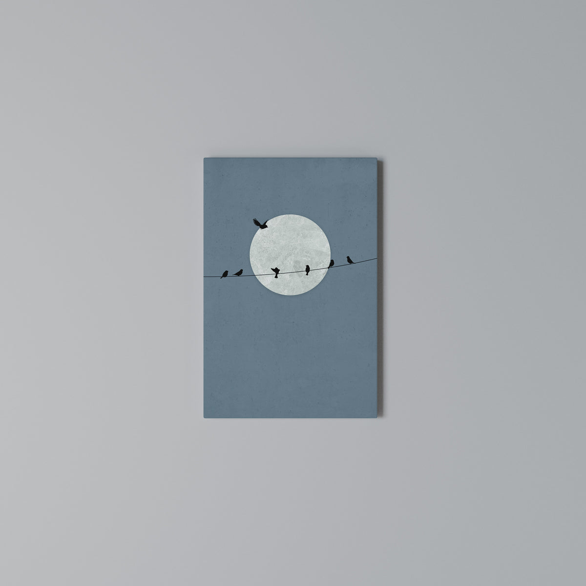 MOONLIT REST Vertical Canvas Print