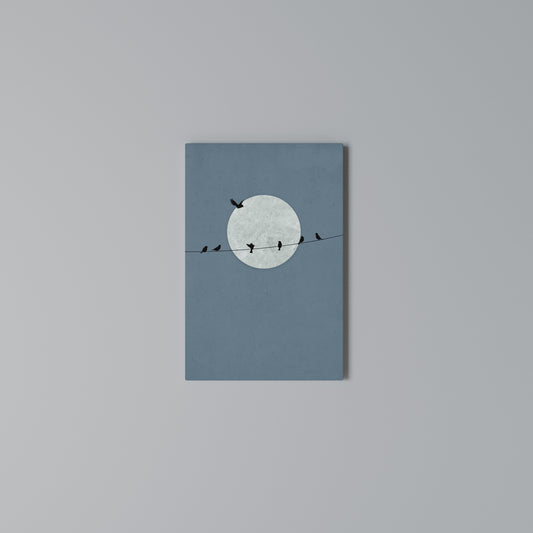 MOONLIT REST Vertical Canvas Print