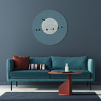 MOONLIT REST Round Wall Art