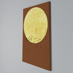 MOONLIT MIGRATION Vertical Canvas Print