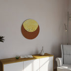 MOONLIT MIGRATION Round Wall Art