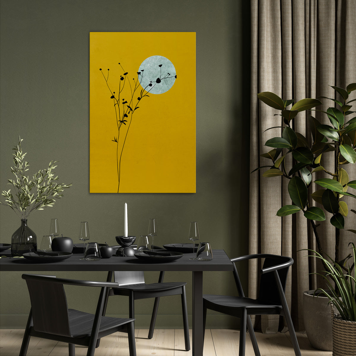 RISE IN THE LIGHT Vertical Canvas Print