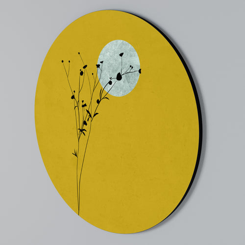 RISE IN THE LIGHT Rund väggdekor