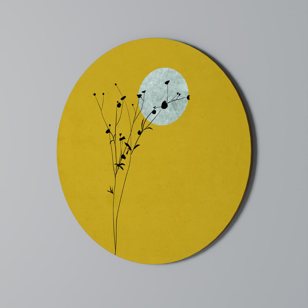 Rund väggdekoration "RISE IN THE LIGHT"