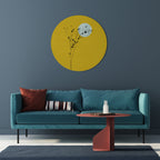 RISE IN THE LIGHT Round Wall Art