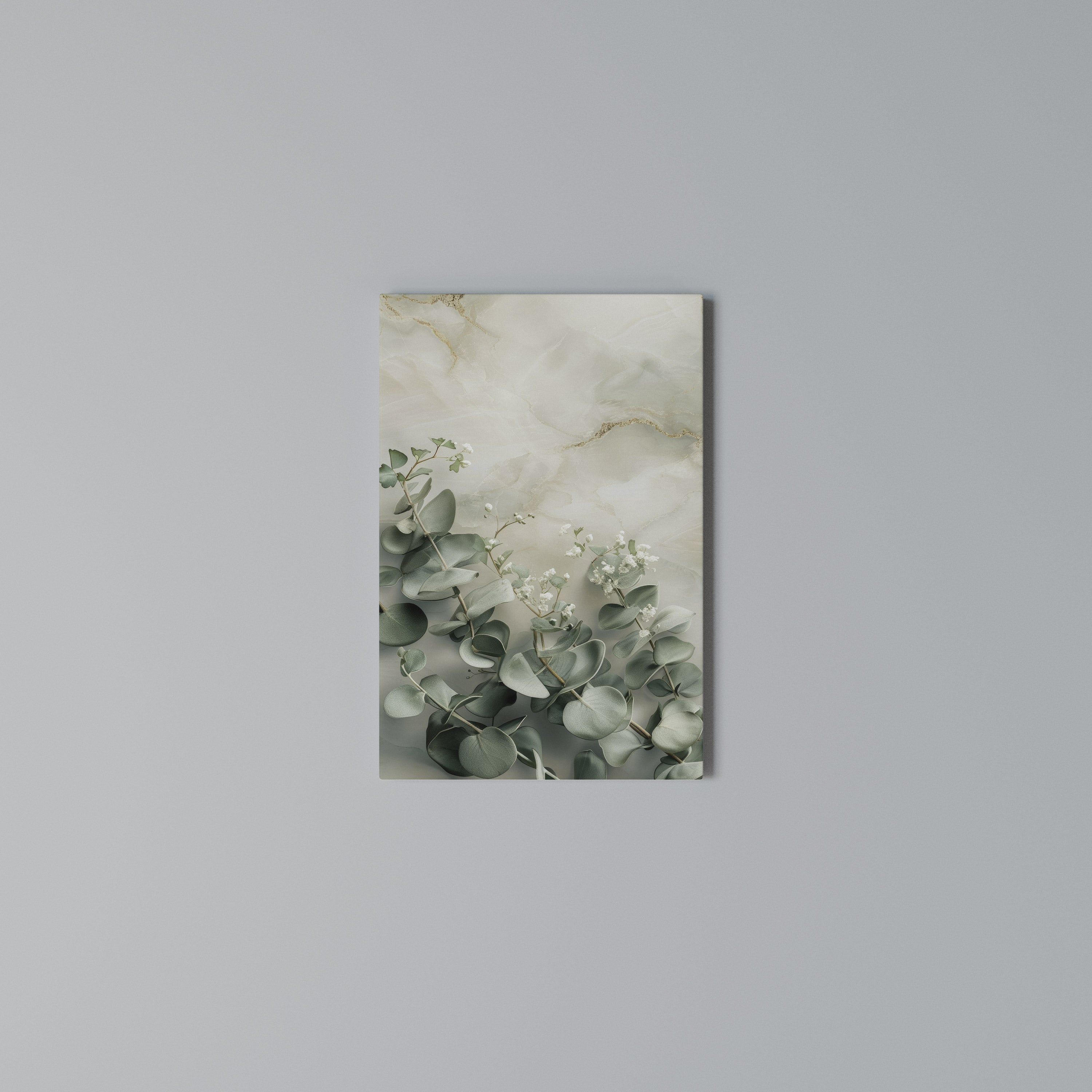 ELEGANT LEAF BALLET Vertical Canvas Print