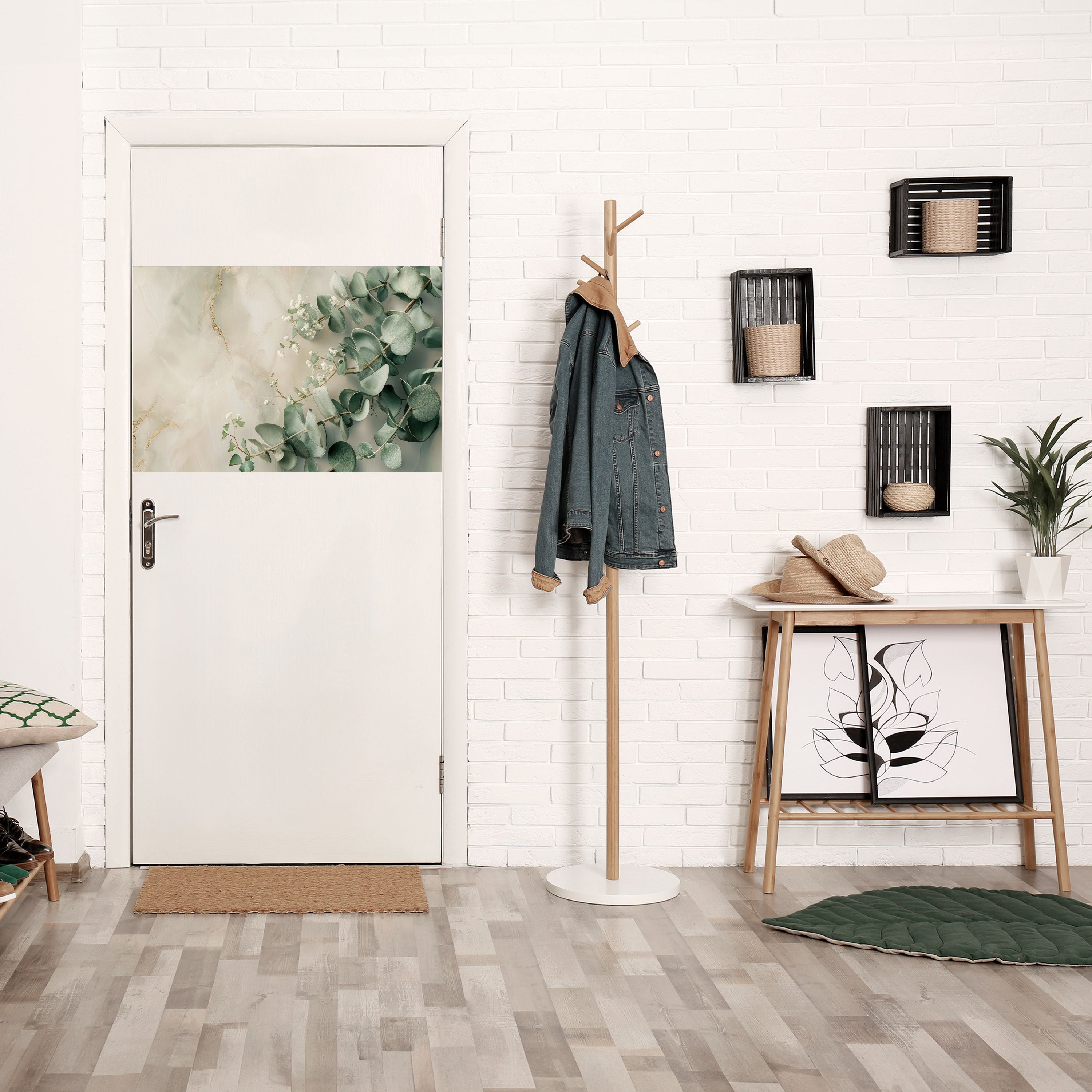 ELEGANT LEAF BALETT Horisontell Poster med självhäftande motiv