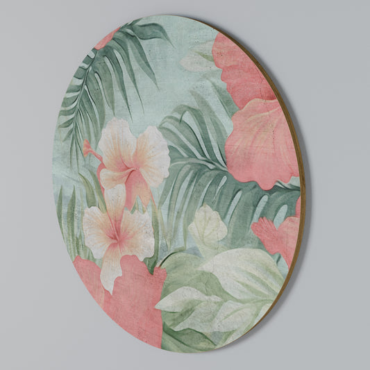 HAWAIIAN SPIRIT Rund väggdekor