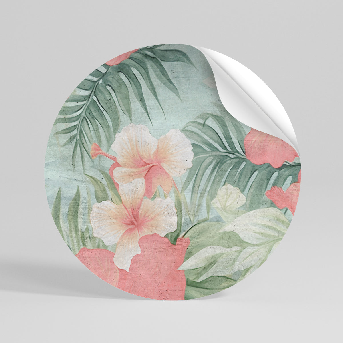 HAWAIIAN SPIRIT Rund väggdekal