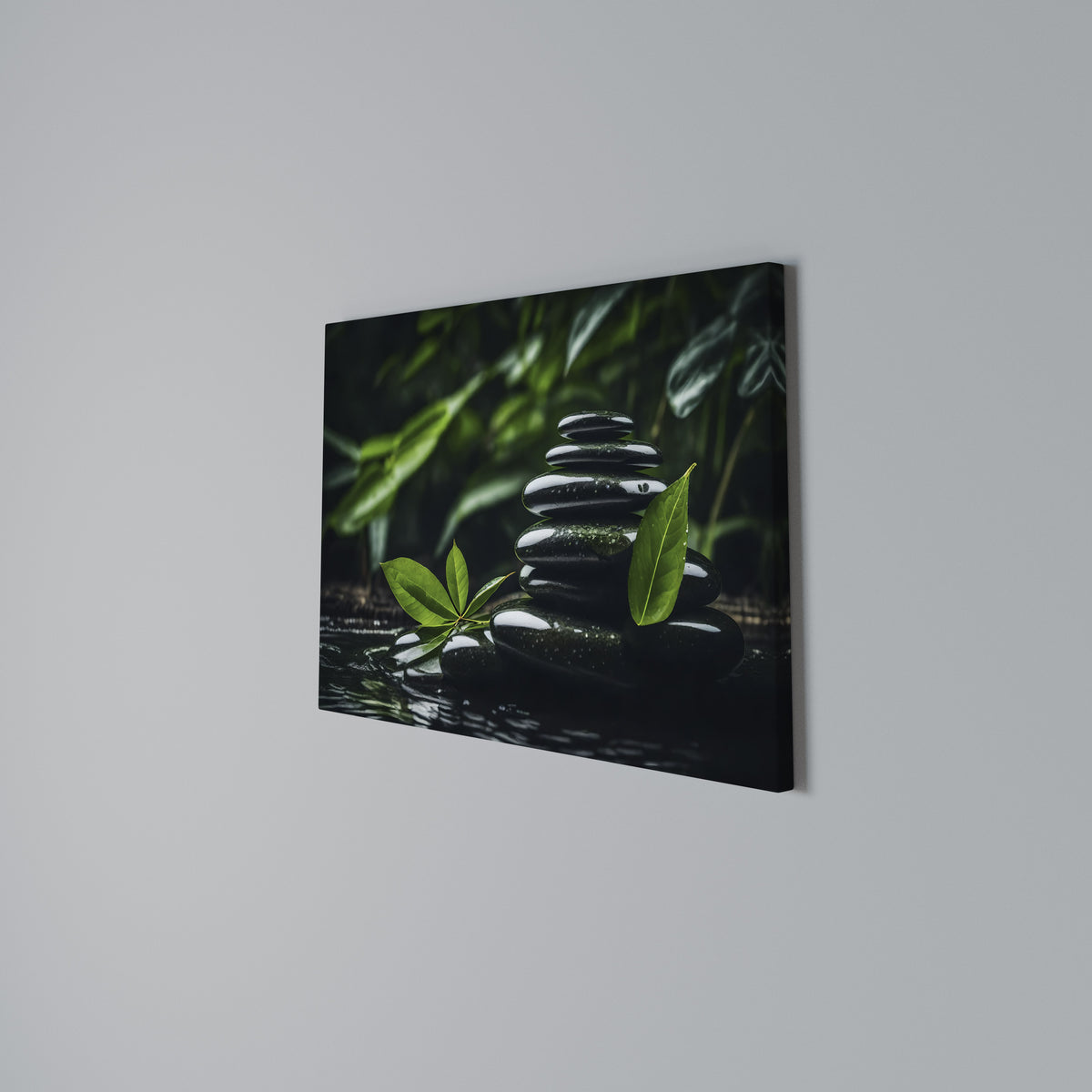HARMONY STONES Horizontal Canvas Print