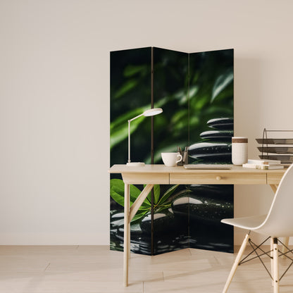 HARMONY STONES Dekorativ rumsavdelare med 3 paneler