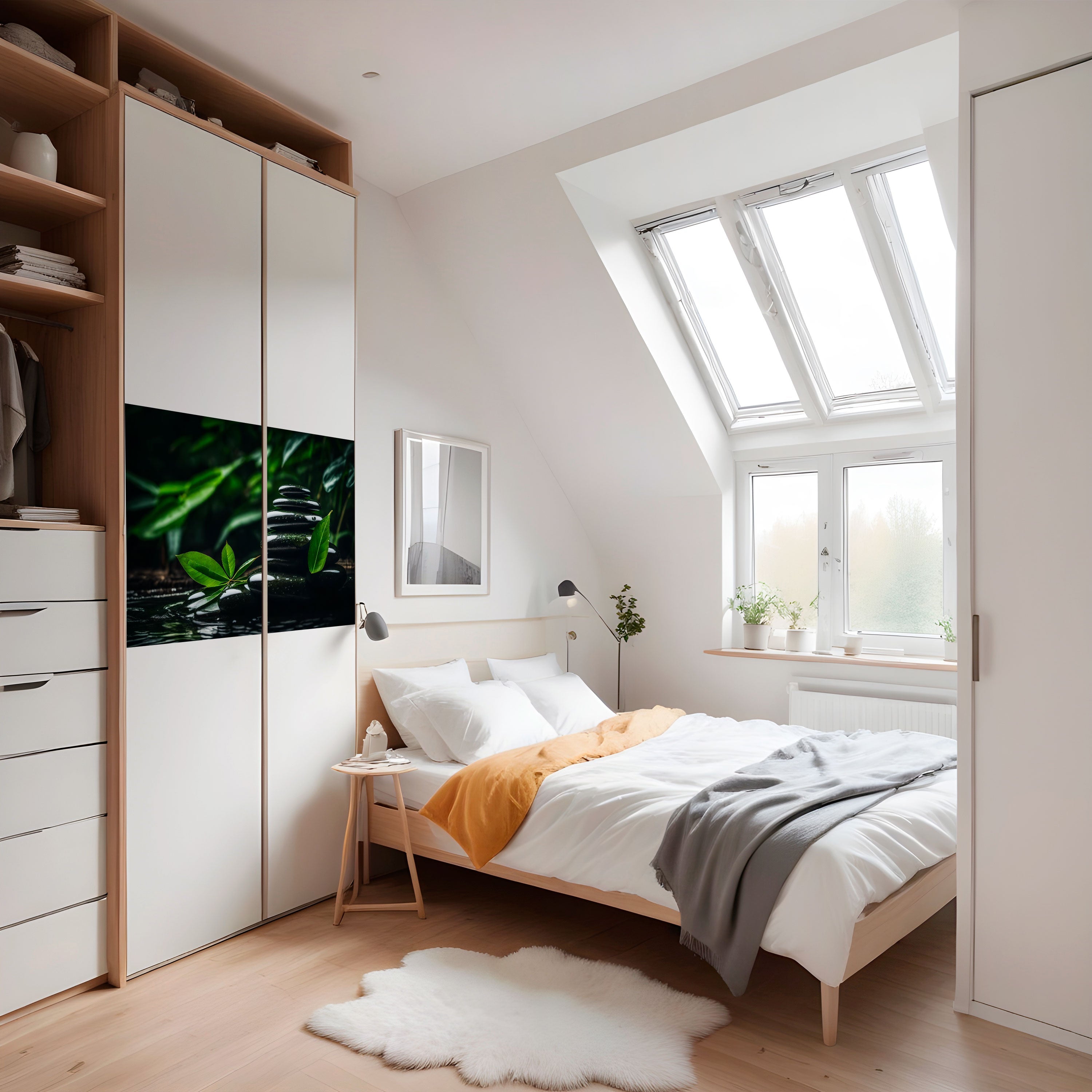 HARMONY STONES horisontell poster med självhäftande motiv