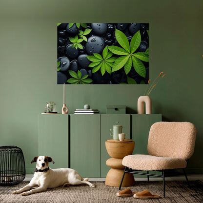 NATURE'S EMBRACE Peel and Stick Horizontal Poster