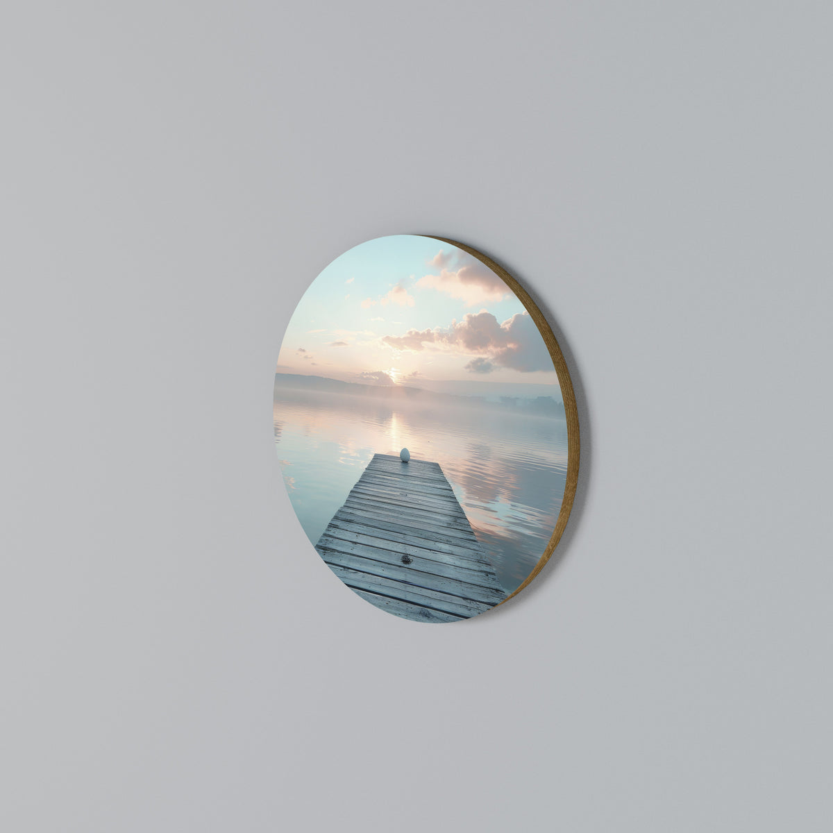 GENTLE MORNING MYSTIQUE Rund väggdekor