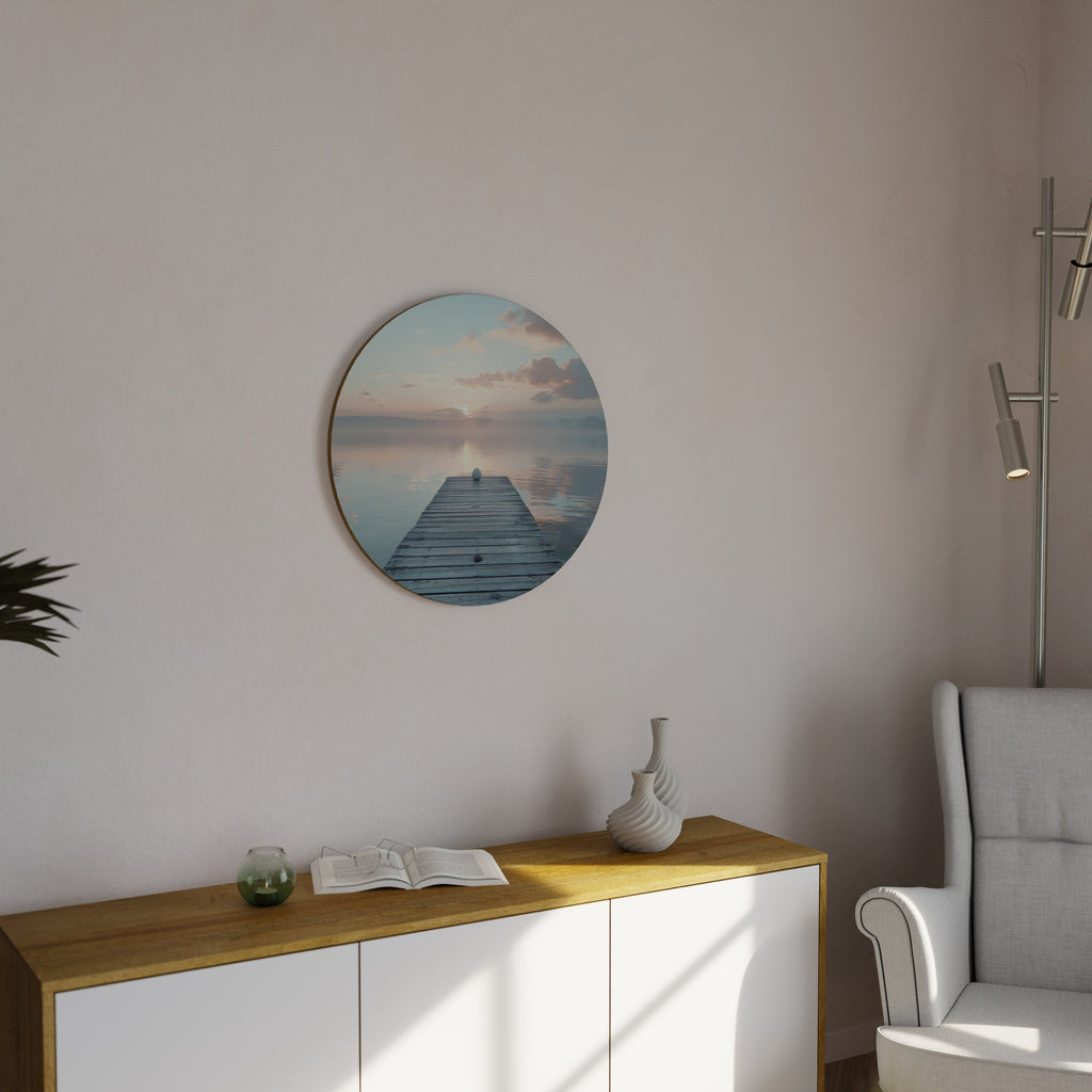 Rund väggdekoration MYSTERIUM MED MILDA MORGONEN