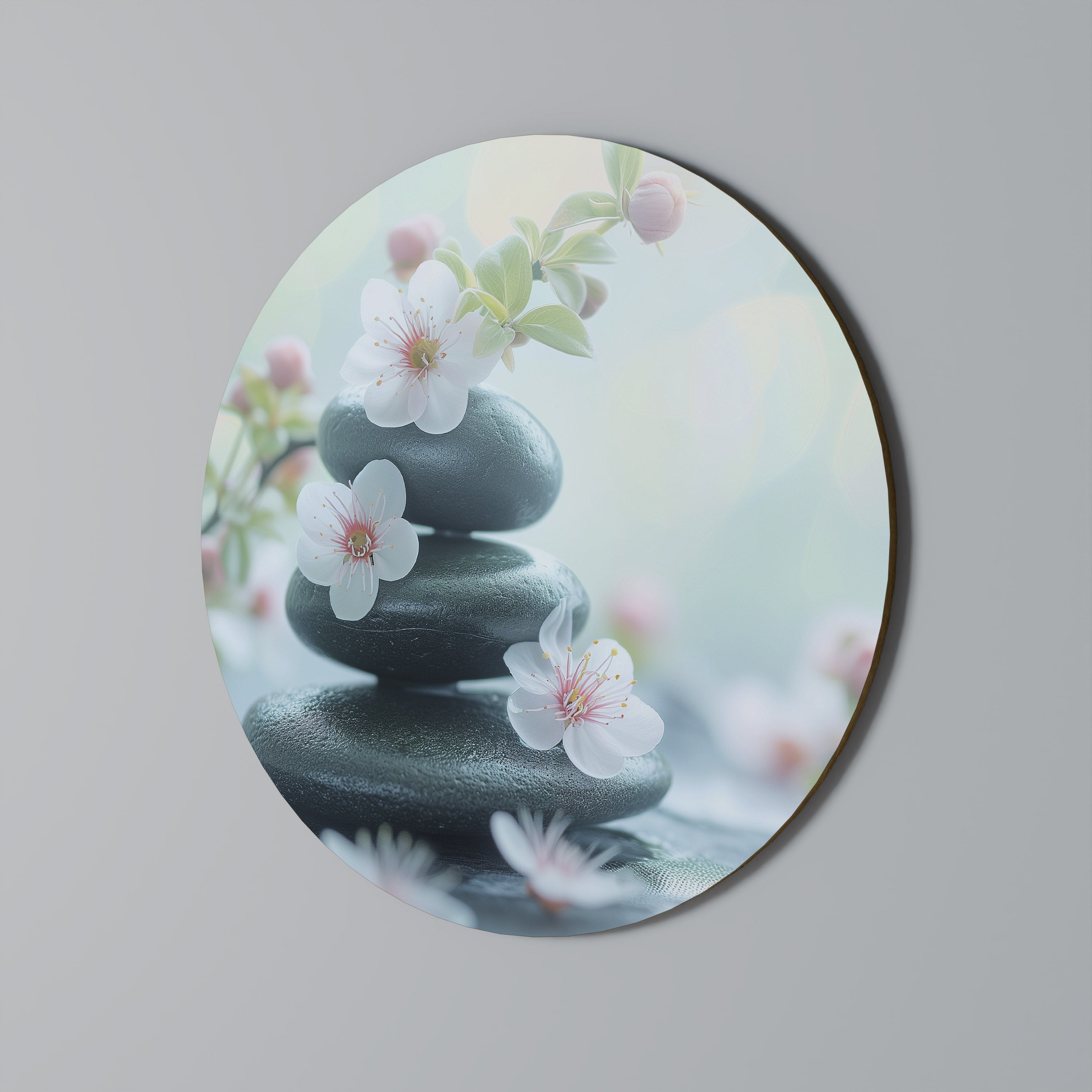 MINDFUL MOMENTS Rund väggdekoration