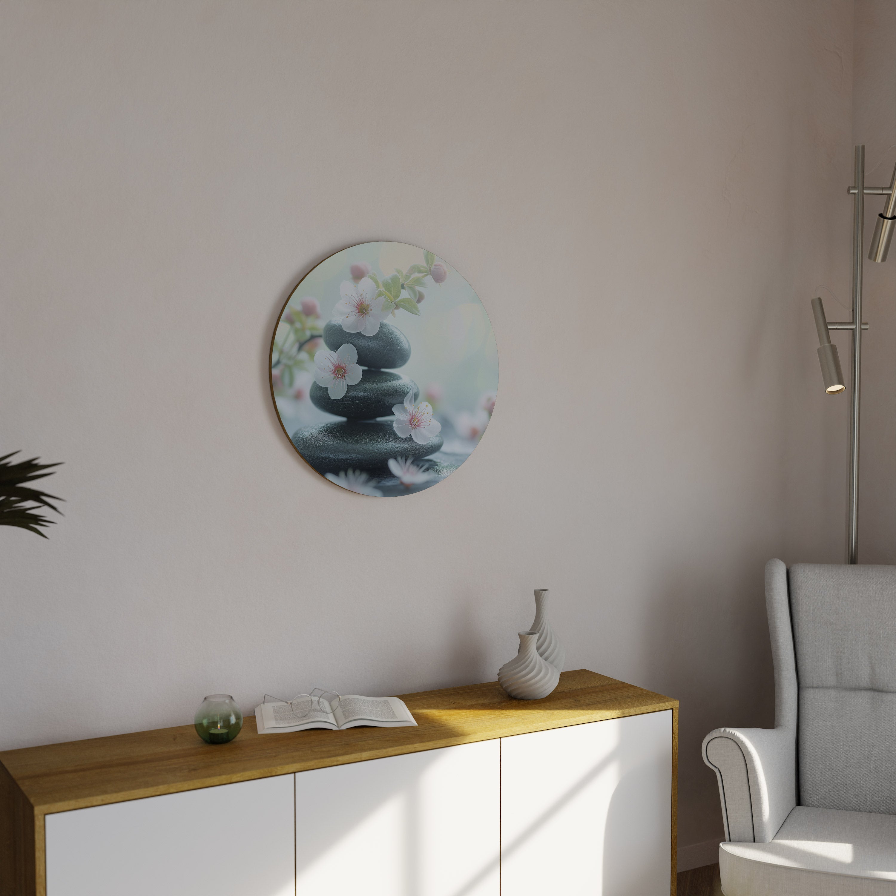 MINDFUL MOMENTS Rund väggdekoration