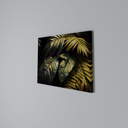 ENIGMATIC FOLIAGE TWILIGHT Horizontal Canvas Print