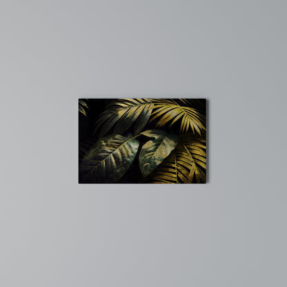 ENIGMATIC FOLIAGE TWILIGHT Horizontal Canvas Print