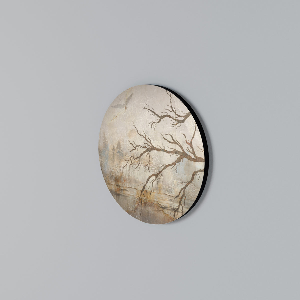 FLIGHT OF FANTASY Rund väggdekor