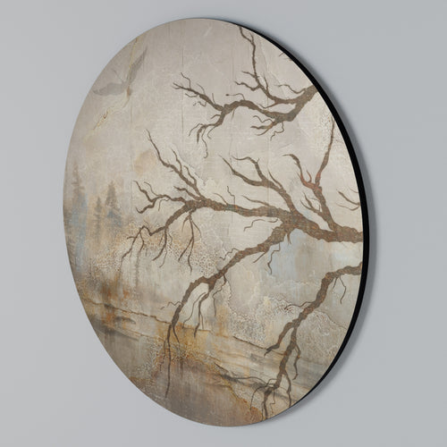 FLIGHT OF FANTASY Round Wall Art