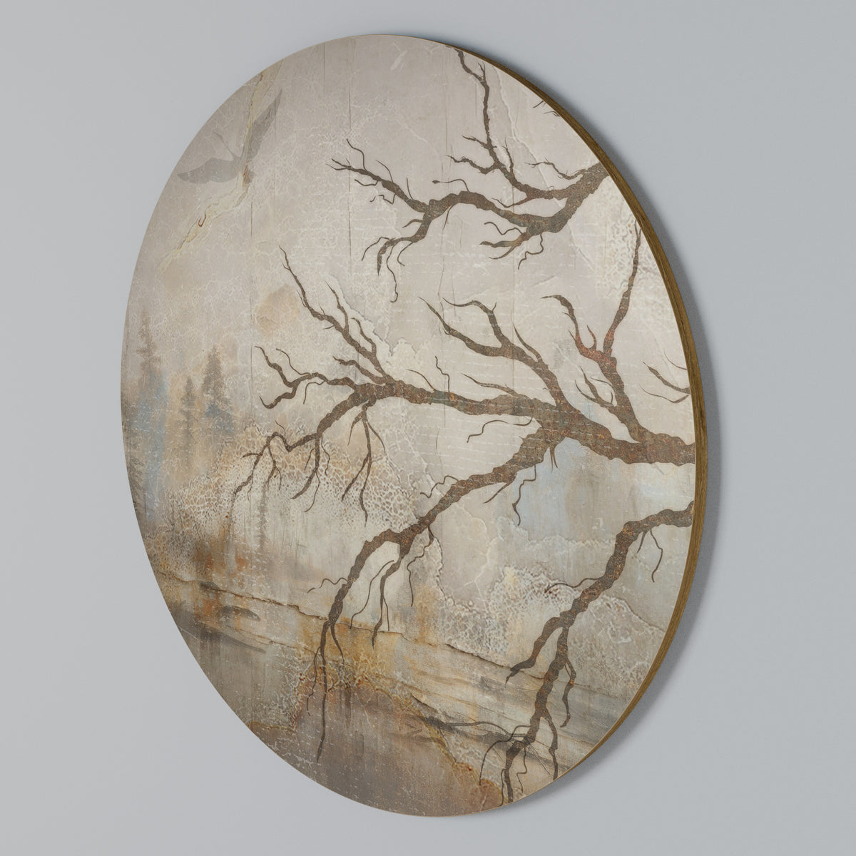 FLIGHT OF FANTASY Rund väggdekor