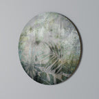 HARMONY IN GREENERY Round Wall Art
