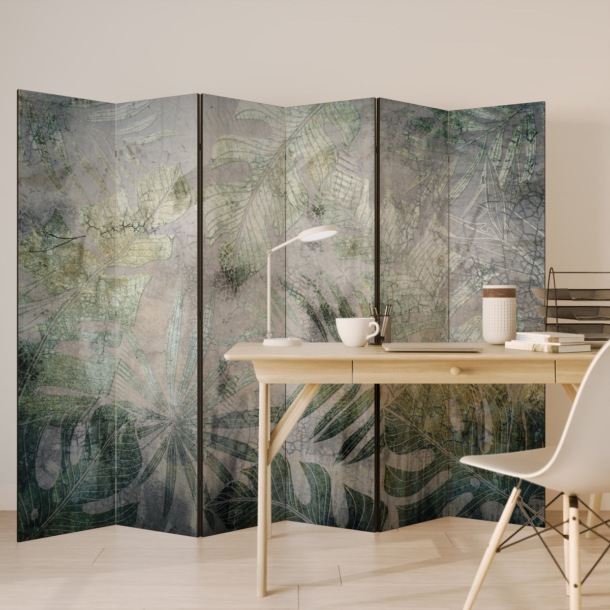 HARMONY IN GREENERY Rumsavdelare 6 paneler