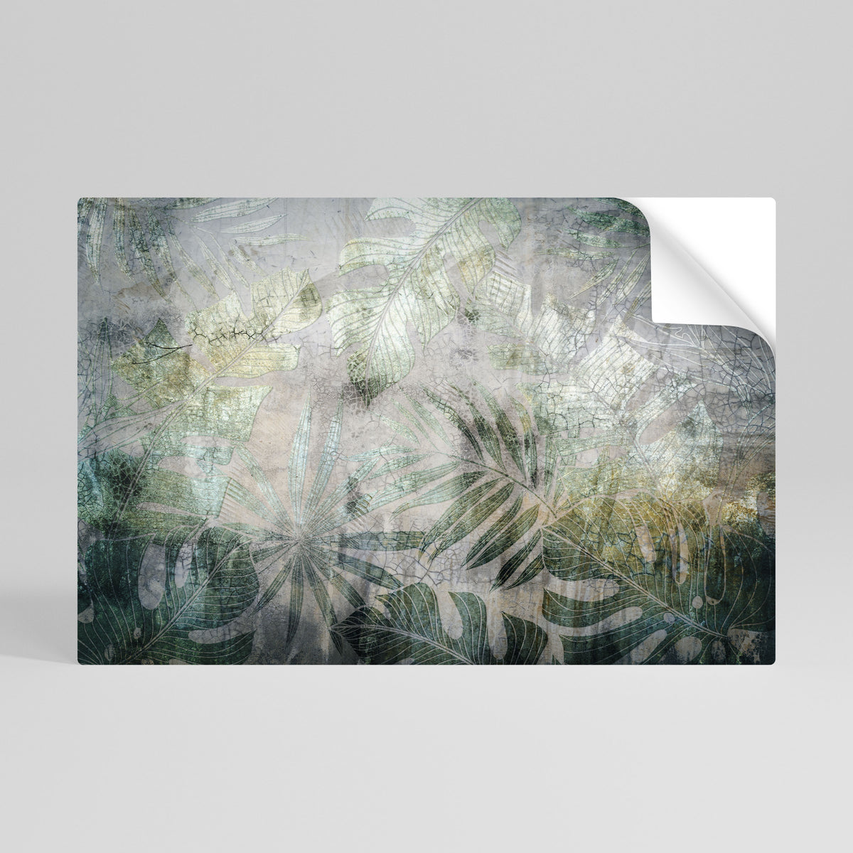 HARMONY IN GREENERY Självhäftande Horisontell Poster