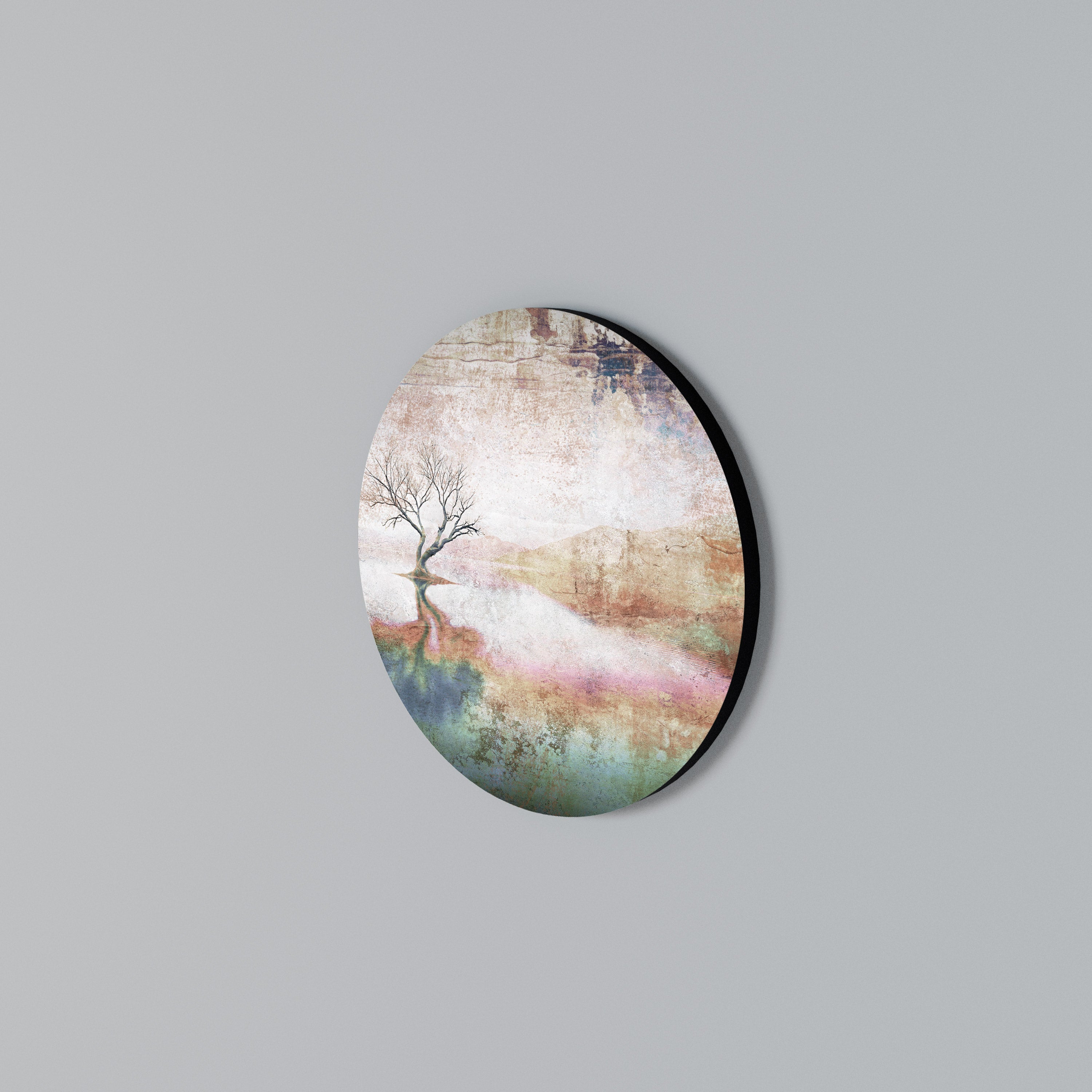 FADING MEMORIES Round Wall Art